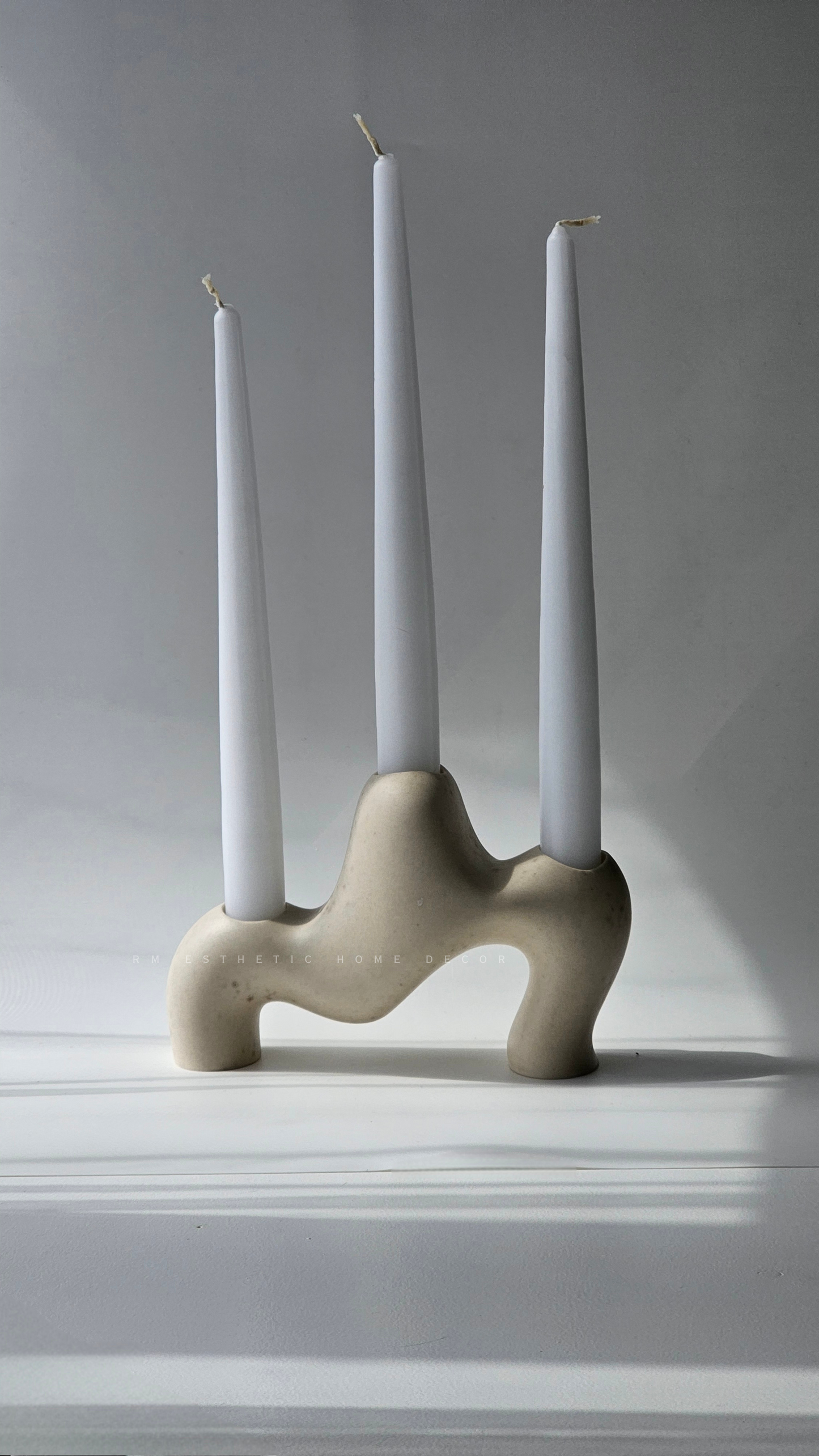 VAGUE Sculptural Candle Holder