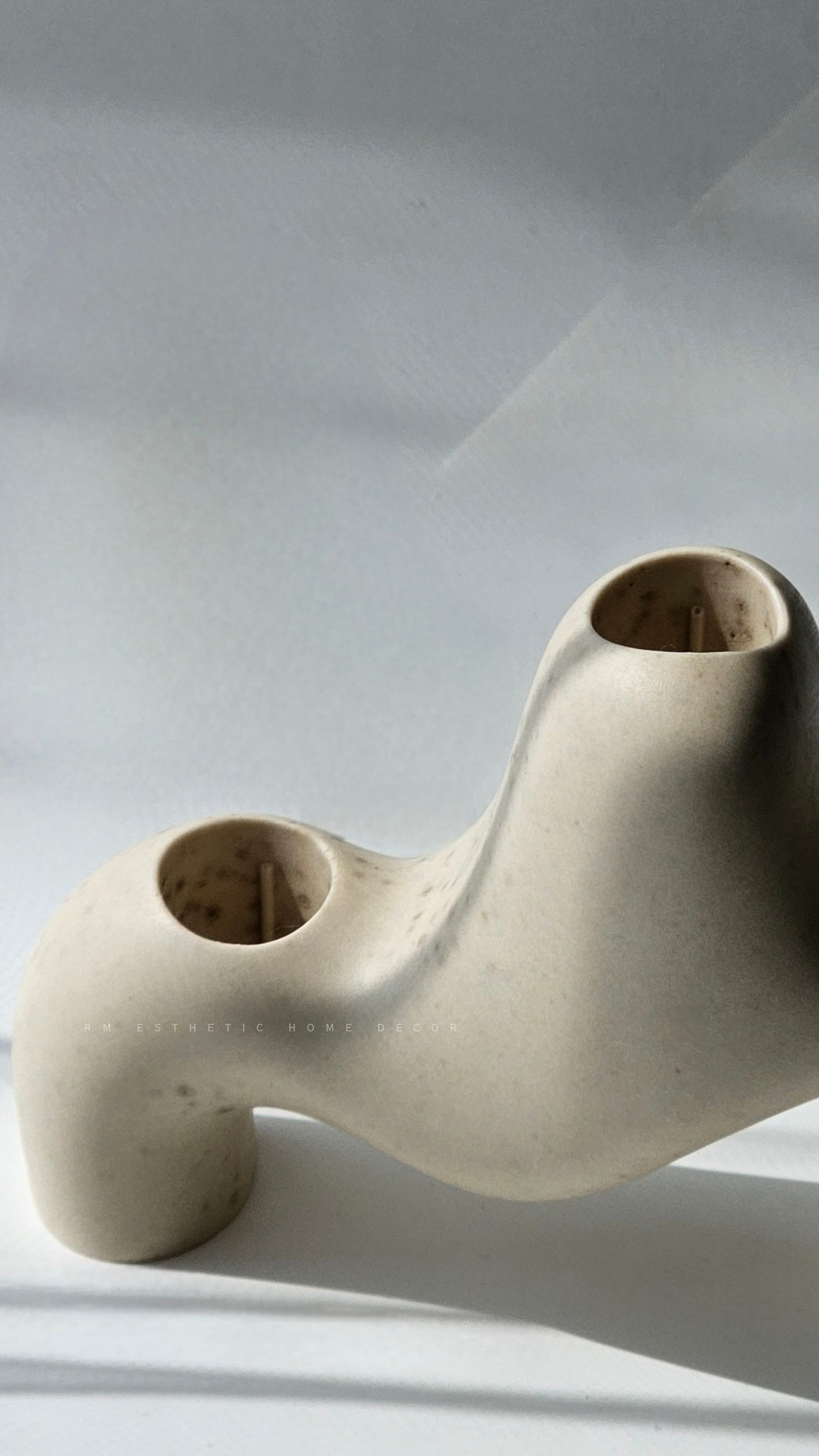 VAGUE Sculptural Candle Holder