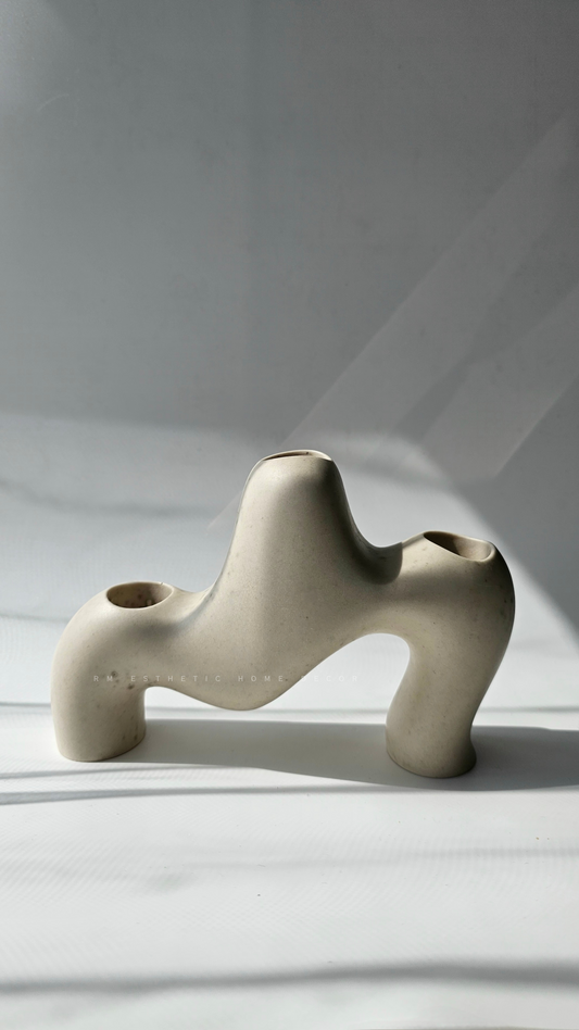 VAGUE Sculptural Candle Holder